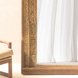 Vintage Teak Mirror | Natural
