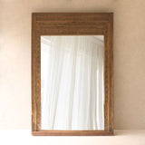 Vintage Teak Mirror | Natural