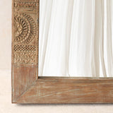 Vintage Teak Mirror | Natural