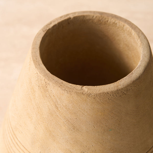 Vintage Wooden Pot