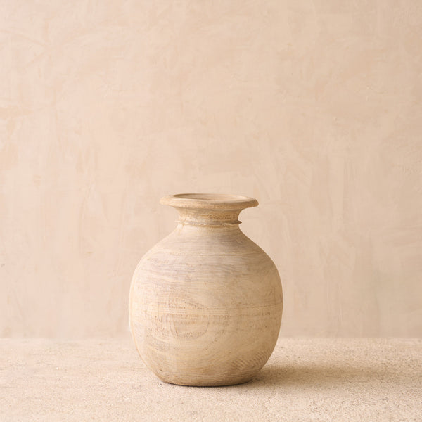 Vintage Wooden Pot
