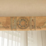 Vintage Carved Teak Mirror