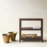 Vintage Teak Display Rack A | Dark Stained - Originals Furniture