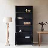 Java Bookcase | Old Teak - Black (100cm) - Originals Furniture