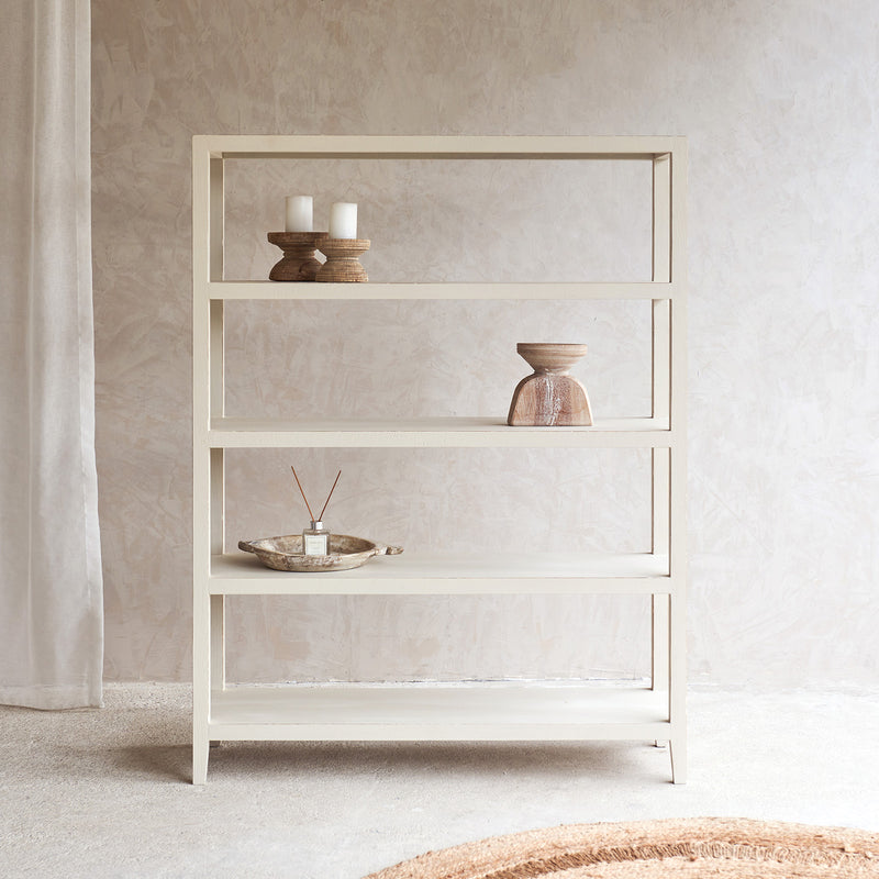 Finn Rack | Old Teak - Ricotta (160cm)