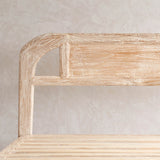 Plough Bed Frame | Teak - Whitewash