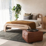 Plough Bed Frame | Teak - Whitewash