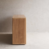 Bromo Sideboard | 4 Glass Doors - Old Teak Natural (200cm) - Originals Furniture