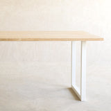Java Teak Dining Table | Whitewash with U-Base - Originals Furniture
