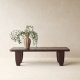 Roca Rustic Coffee Table | Old Teak - Dark Stain (136cm)