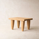 Roca Rustic Coffee Table | Old Teak - Natural (75cm)