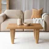 Roca Rustic Coffee Table | Old Teak - Natural (91cm) - Originals Furniture