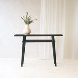 Roca Rustic Console | Old Teak - Black (120cm) - Originals Furniture