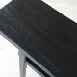 Roca Rustic Console | Old Teak - Black (120cm) - Originals Furniture