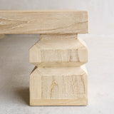 Umpak Bed Frame | Teak - Whitewash (SG Super Single)