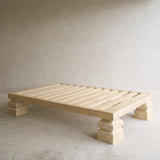 Umpak Bed Frame | Teak - Whitewash (SG Super Single)