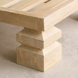 Umpak Bed Frame | Teak - Whitewash (SG Super Single)