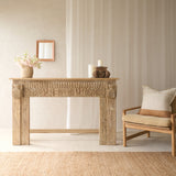 Reclaimed Carved Teak Console | No. 3