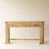 Reclaimed Carved Teak Console | No. 5