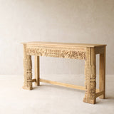 Reclaimed Carved Teak Console | No. 5