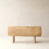 Rustic Log Bench