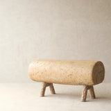 Rustic Log Bench