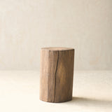 Reclaimed Indian Solid Wood Log Side Table