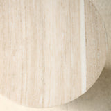 Round Pillar Marble Side Table