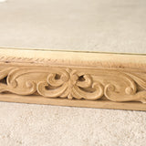 Vintage Teak Carved Mirror | Natural | No. 3