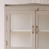 Vintage Medium Cabinet with Shelves | Pewter