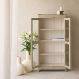 Vintage Medium Cabinet | Linen