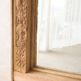 Vintage Teak Carved Mirror | Natural | No. 5