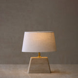 Kardan Table Lamp | Medium - Travertine