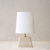 Kardan Table Lamp | Medium - Travertine