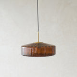 Pleat Hanging Lamp | Brown