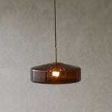 Pleat Hanging Lamp | Brown