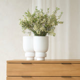 Rossio Vase | White