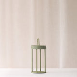 Isalo Outdoor LED Table Lamp | Olive