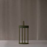 Isalo Outdoor LED Table Lamp | Olive
