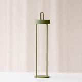 Isalo Outdoor LED Table Lamp | Olive