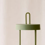Isalo Outdoor LED Table Lamp | Olive