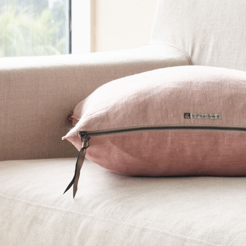 Cushion Linen Crepon | Bois de Rose (50 x 50cm)