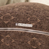 Jacquard Cushion | Stone Washed Kilim - Arabica (50 x 50cm)