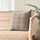 Jacquard Cushion | Stone Washed Kilim - Ecorce (50 x 50cm)