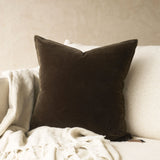 Palazzo Velvet Cushion | Kaki (50 x 50cm)