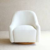 Belize Fabric Armchair | Ivory (77cm)