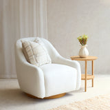 Belize Fabric Armchair | Ivory (77cm)