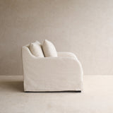 Corte Fabric Armchair | Ecru (87cm) - Originals Furniture