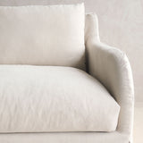 Corte Fabric Sofa | Ecru (234cm) - Originals Furniture