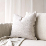 Textured Fabric Cushion | Arctic